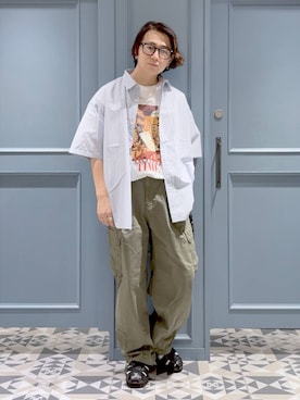 「RAGEBLUE（レイジブルー）のアイテム（アクセサリー）」を使った、はいねさん（メンズ・165cm）の夏コーディネート