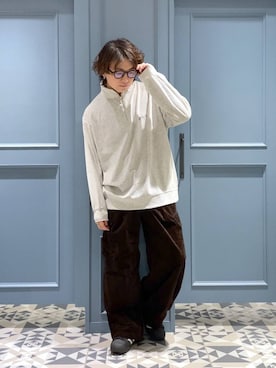 「アイテム（スウェット）」を使った、はいねさん（メンズ・165cm・20代）の秋コーディネート