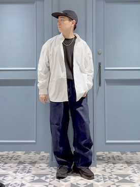 「アイテム（キャップ）」を使った、はいねさん（メンズ・165cm・20代）の夏コーディネート