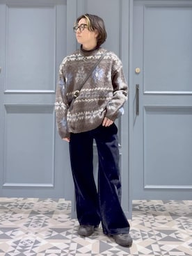 「RAGEBLUE（レイジブルー）のアイテム（アクセサリー）」を使った、はいねさん（メンズ・165cm）の冬コーディネート