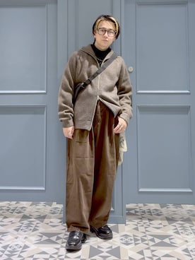 「RAGEBLUE（レイジブルー）のアイテム（アクセサリー）」を使った、はいねさん（メンズ・165cm）の秋コーディネート