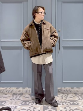 「RAGEBLUE」｜「アイテム（ジャケット/アウター）」を使った、はいねさん（メンズ・165cm）の秋コーディネート