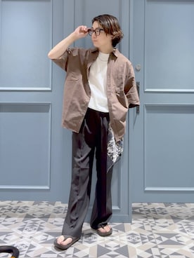 「RAGEBLUE（レイジブルー）のステンレスアソートチェーンネックレス（ネックレス）」を使った、はいねさん（メンズ・165cm・20代）の夏コーディネート
