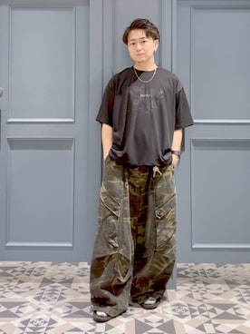 「RAGEBLUE（レイジブルー）のアイテム」を使った、はいねさん（メンズ・165cm）の夏コーディネート