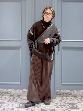 「RAGEBLUE（レイジブルー）のアイテム（アクセサリー）」を使った、はいねさん（メンズ・165cm）の冬コーディネート