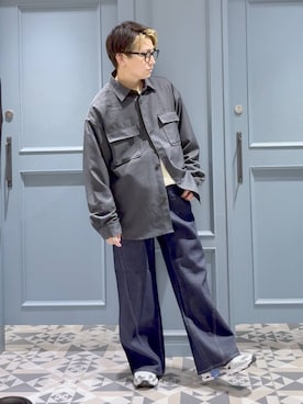 「RAGEBLUE（レイジブルー）のアイテム（Tシャツ/カットソー）」を使った、はいねさん（メンズ・165cm）の秋コーディネート