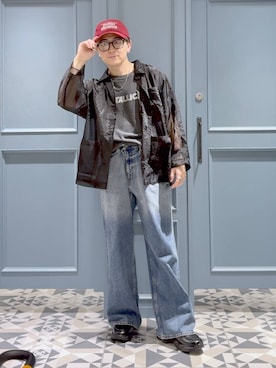 「アイテム（キャップ）」を使った、はいねさん（メンズ・165cm・20代）の夏コーディネート