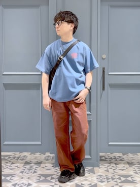 「RAGEBLUE（レイジブルー）のアイテム（アクセサリー）」を使った、はいねさん（メンズ・165cm）の春コーディネート