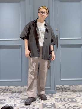 「アイテム（財布/小物）」を使った、はいねさん（メンズ・165cm）の夏コーディネート