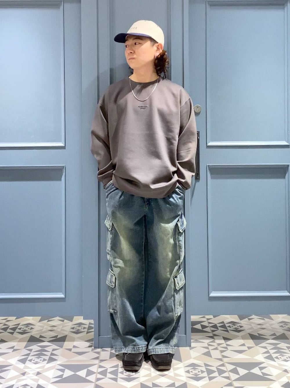 RAGEBLUE（レイジブルー）の「Over dye denim 8pockets wide
