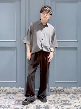 「RAGEBLUE（レイジブルー）のアイテム（トップス）」を使った、はいねさん（メンズ・165cm）の春コーディネート