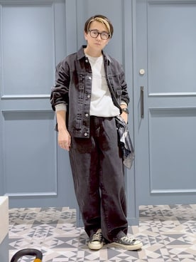 「RAGEBLUE（レイジブルー）のアイテム（ジャケット/アウター）」を使った、はいねさん（メンズ・165cm）の秋コーディネート