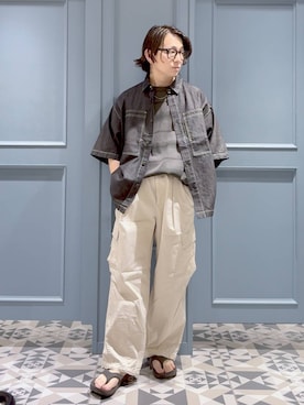 「アイテム（アクセサリー）」を使った、はいねさん（メンズ・165cm）の夏コーディネート