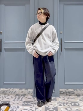 「RAGEBLUE（レイジブルー）のアイテム（バッグ）」を使った、はいねさん（メンズ・165cm）の冬コーディネート