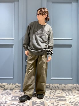 「アイテム（スウェット）」を使った、はいねさん（メンズ・165cm・20代）の秋コーディネート