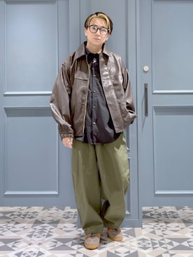 「アイテム（ブルゾン）」を使った、はいねさん（メンズ・165cm・20代）の夏コーディネート
