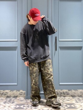 「アイテム（スウェット）」を使った、はいねさん（メンズ・165cm・20代）の秋コーディネート