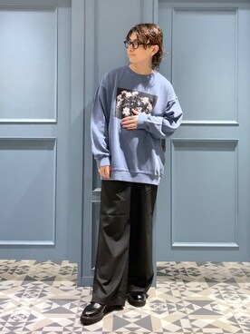 「アイテム（スウェット）」を使った、はいねさん（メンズ・165cm・20代）の秋コーディネート