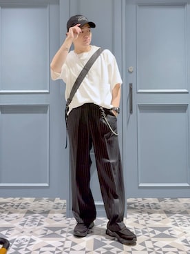 「アイテム（財布/小物）」を使った、はいねさん（メンズ・165cm）の秋コーディネート