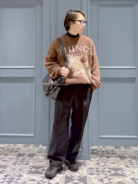 「RAGEBLUE（レイジブルー）のアイテム（バッグ）」を使った、はいねさん（メンズ・165cm）の冬コーディネート