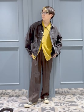 「RAGEBLUE（レイジブルー）のアイテム（ジャケット/アウター）」を使った、はいねさん（メンズ・165cm・20代）の秋コーディネート