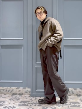 「RAGEBLUE（レイジブルー）のアイテム（アクセサリー）」を使った、はいねさん（メンズ・165cm）の秋コーディネート