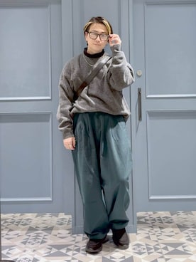 「アイテム（チノパンツ）」を使った、はいねさん（メンズ・165cm・20代）の秋コーディネート