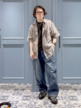 「RAGEBLUE（レイジブルー）のアイテム（アクセサリー）」を使った、はいねさん（メンズ・165cm）の夏コーディネート