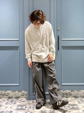 「アイテム（スウェット）」を使った、はいねさん（メンズ・165cm・20代）の秋コーディネート