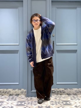 「アイテム（スウェット）」を使った、はいねさん（メンズ・165cm・20代）の秋コーディネート