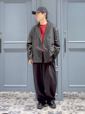 「RAGEBLUE」｜「アイテム（ジャケット/アウター）」を使った、はいねさん（メンズ・165cm）の冬コーディネート