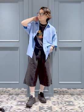 「アイテム（ソックス/靴下）」を使った、はいねさん（メンズ・165cm・20代）の夏コーディネート