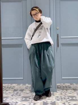 「アイテム（チノパンツ）」を使った、はいねさん（メンズ・165cm・20代）の冬コーディネート