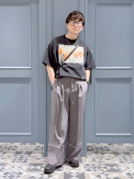 「SALOMON（サロモン）の【SALOMON/サロモン】XA PRO 3D V9G/スニーカー（スニーカー、ブラック系）」を使った、はいねさん（メンズ・165cm）の春コーディネート