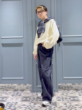 「RAGEBLUE（レイジブルー）のアイテム（Tシャツ/カットソー）」を使った、はいねさん（メンズ・165cm）の秋コーディネート