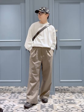 「アイテム（キャップ）」を使った、はいねさん（メンズ・165cm・20代）の夏コーディネート