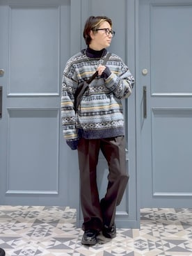 「RAGEBLUE（レイジブルー）のアイテム（バッグ）」を使った、はいねさん（メンズ・165cm）の冬コーディネート