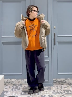 「アイテム（スウェットパンツ）」を使った、はいねさん（メンズ・165cm・20代）の冬コーディネート