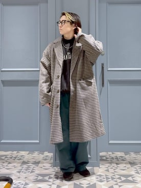 「デート/ロマンティック」｜「アイテム（ジャケット/アウター）」を使った、はいねさん（メンズ・165cm）の冬コーディネート