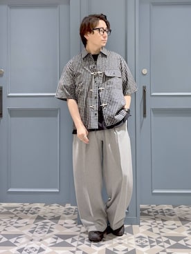 「RAGEBLUE（レイジブルー）のアイテム」を使った、はいねさん（メンズ・165cm）の夏コーディネート