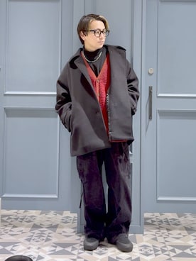「RAGEBLUE（レイジブルー）のアイテム（ジャケット/アウター）」を使った、はいねさん（メンズ・165cm・20代）の秋コーディネート