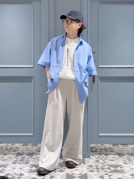 「RAGEBLUE（レイジブルー）のアイテム（帽子）」を使った、はいねさん（メンズ・165cm）の夏コーディネート