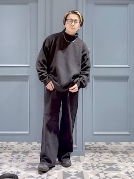 「RAGEBLUE（レイジブルー）のアイテム（アクセサリー）」を使った、はいねさん（メンズ・165cm）の冬コーディネート