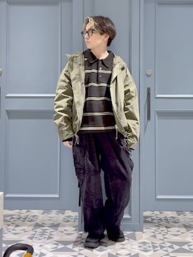 「アイテム（テーラードジャケット）」を使った、はいねさん（メンズ・165cm・20代）の秋コーディネート