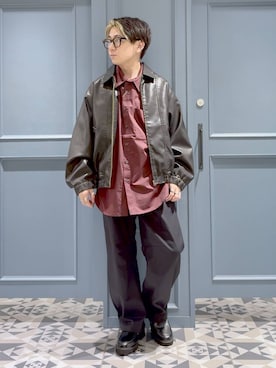 「RAGEBLUE（レイジブルー）のアイテム（ジャケット/アウター）」を使った、はいねさん（メンズ・165cm）の秋コーディネート