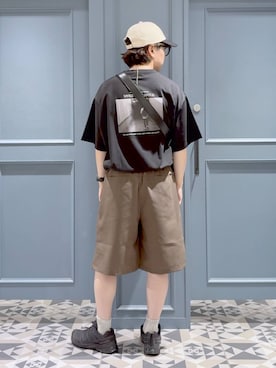 「ショートパンツ」｜はいねさん（メンズ・165cm・20代）の秋コーディネート