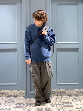 「jumpit（ジャンプイット）のアイテム」を使った、はいねさん（メンズ・165cm）の秋コーディネート