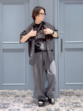 「RAGEBLUE（レイジブルー）のアイテム」を使った、はいねさん（メンズ・165cm）の夏コーディネート