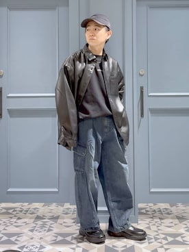 「RAGEBLUE（レイジブルー）のアイテム（パンツ）」を使った、はいねさん（メンズ・165cm）の秋コーディネート