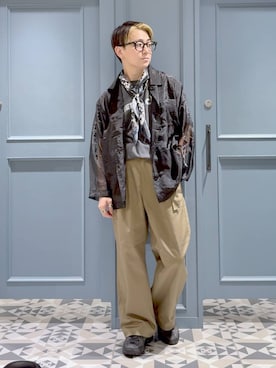 「アイテム（チノパンツ）」を使った、はいねさん（メンズ・165cm・20代）の夏コーディネート